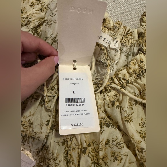 DÔEN Ashlynn Floral Cotton Midi-Dress - Picture 6 of 7